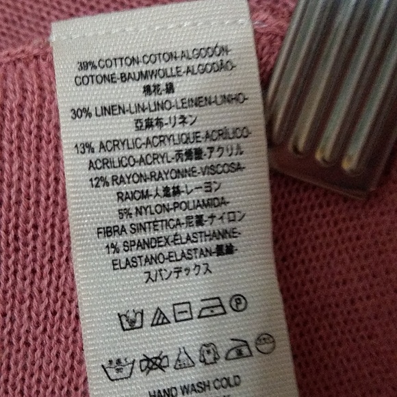 Free People Boxy Bell sleeve size small rust  sweater - Picture 12 of 12